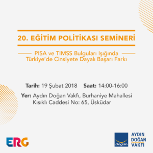 20. EPS: PISA ve TIMSS Bulguları Işığında Türkiye’de Cinsiyete Bağlı Başarı Farkı