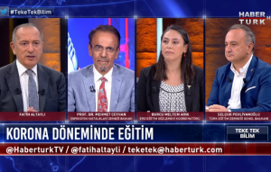 Habertürk TV Teke Tek Bilim: Korona Döneminde Eğitim