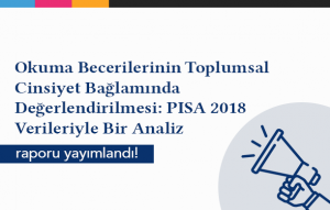 📝 “Okuma Becerilerinin Toplumsal Cinsiyet Bağlamında Değerlendirilmesi: PISA 2018 Verileriyle Bir Analiz” Raporu Yayımlandı